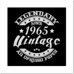 Legendary Since 1965. Vintage All Original Parts Posters and Art